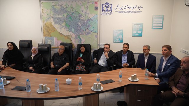 بازدید هیات دانشگاهی دمشق و الخاصه سوریه از دانشگاه علوم پزشکی مشهد 1403/07/03
