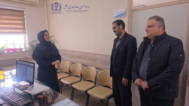 حضور معاون بین الملل دانشگاه در واحدهای بین المللی به جهت تبریک روز زن 1403/10/02